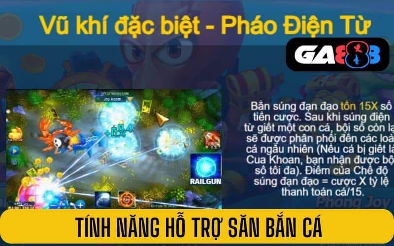 Các tính năng hỗ trợ người chơi khi săn bắn cá Các tính năng hỗ trợ người chơi khi săn bắn cá