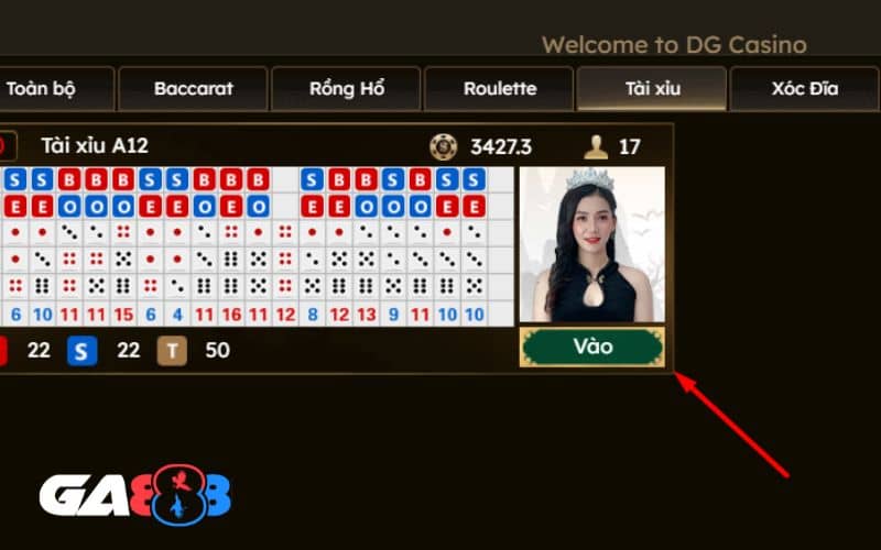 Các bước tham gia chơi tài xỉu online tại casino GA888 Các bước tham gia chơi tài xỉu online tại casino GA888