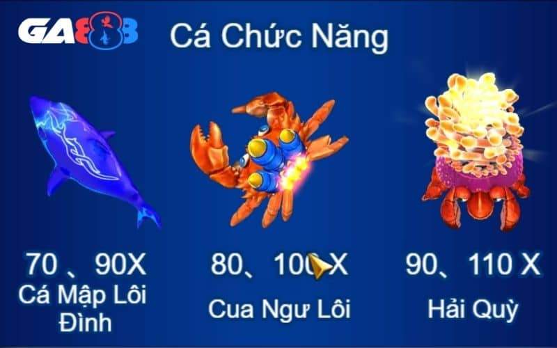 Các loài cá cần tiêu diệt trong game Jackpot Đánh Cá Các loài cá cần tiêu diệt trong game Jackpot Đánh Cá