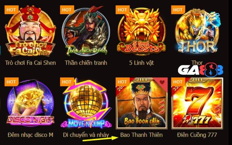 Chọn trò chơi Bao Thanh Thiên và ấn chơi ngay Chọn trò chơi Bao Thanh Thiên và ấn chơi ngay
