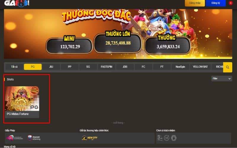 Các bước tham gia Kho Báu Midas tại nhà cái GA888 Các bước tham gia Kho Báu Midas tại nhà cái GA888
