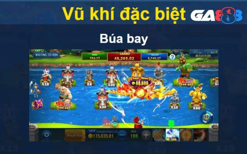 Vũ khí đặc biệt hỗ trợ người chơi tăng sức mạnh khi săn quái vật Vũ khí đặc biệt hỗ trợ người chơi tăng sức mạnh khi săn quái vật